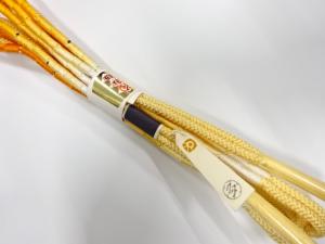 未使用品　正絹　手組帯締め